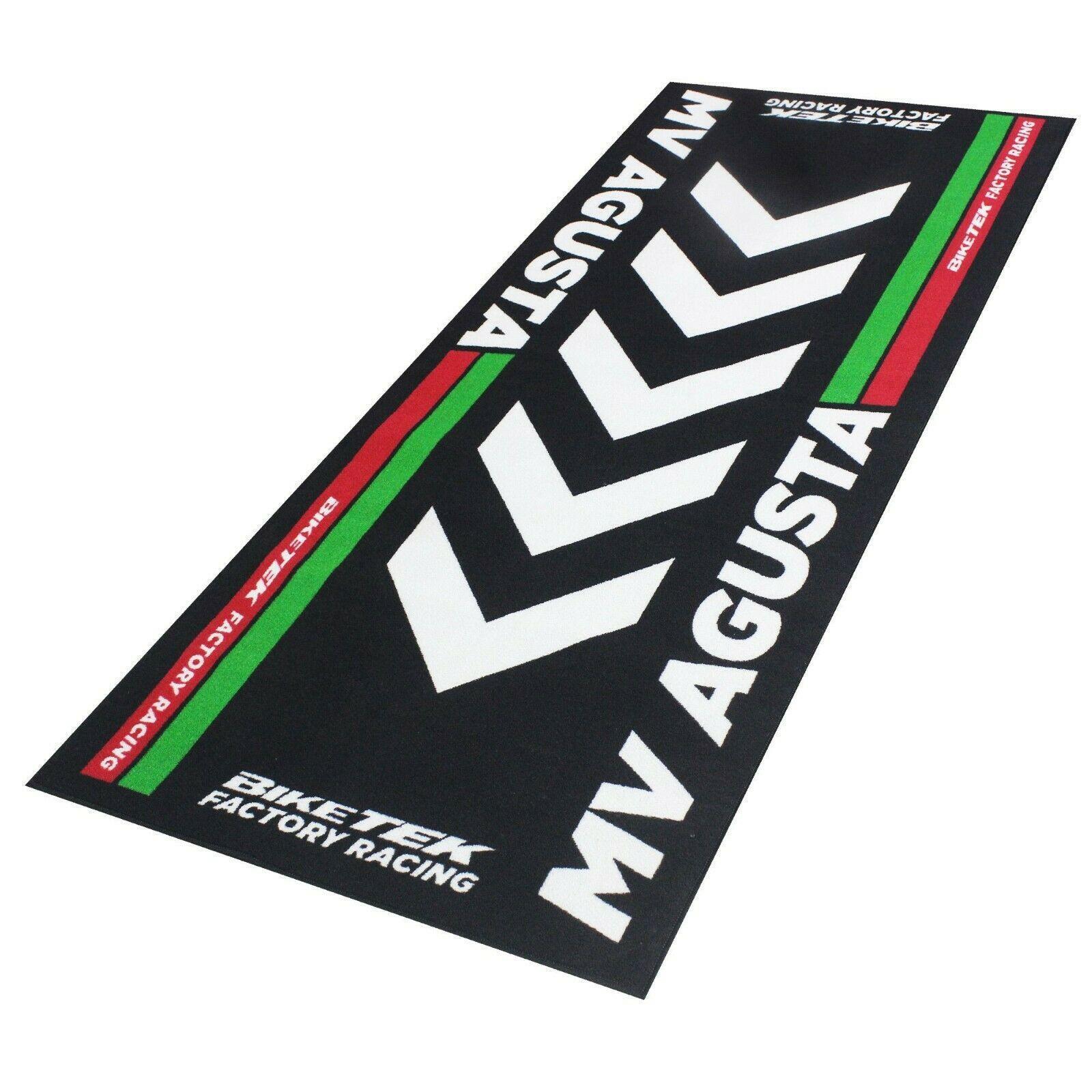 Bike Tek MV Agusta Motorcycle Motorbike Workshop Garage Mat Series 4 190x80cm