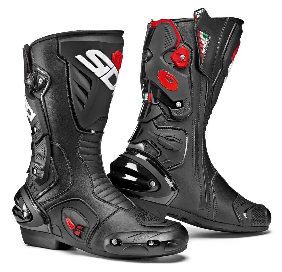 Sidi Vertigo 2 Sports Race Track Motorcycle Motorbike Boots - Black