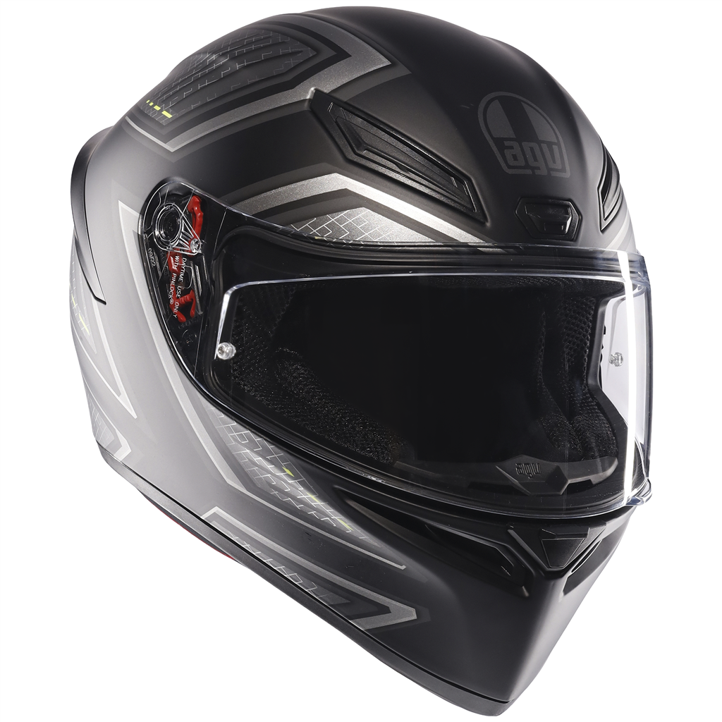 AGV K1S Sling Matt Black Grey ECE2206 Full Face Motorcycle Motorbike Helmet