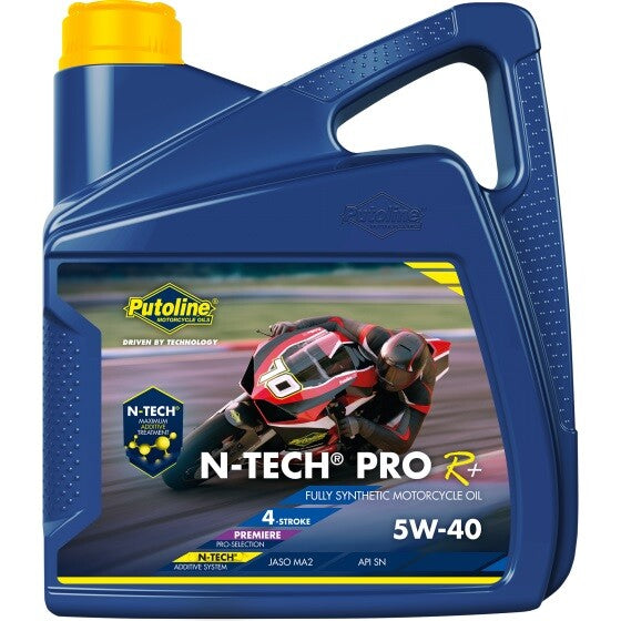 Putoline N-Tech Pro R+ 5W/40 Fully Synthetic N-Tech Motorcycle Motorbike Oil 4L