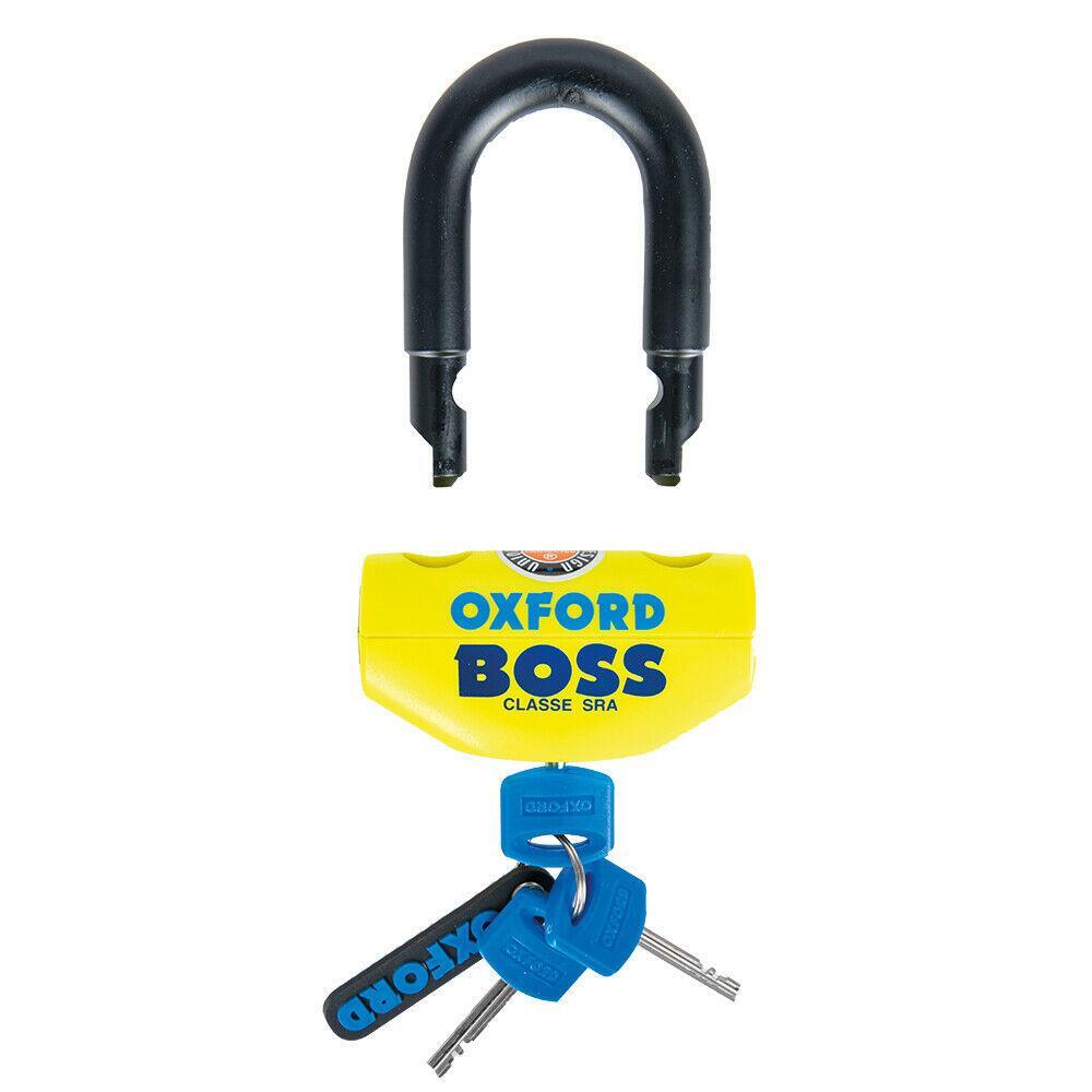 Oxford Boss Ultra Strong Motorcycle Motorbike Disc Lock 16mm Shackle - OF46