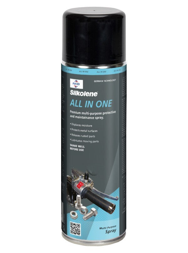 Silkolene Motorcycle Premium Multi-Purpose, Lubricating All in One Spray - 500ml