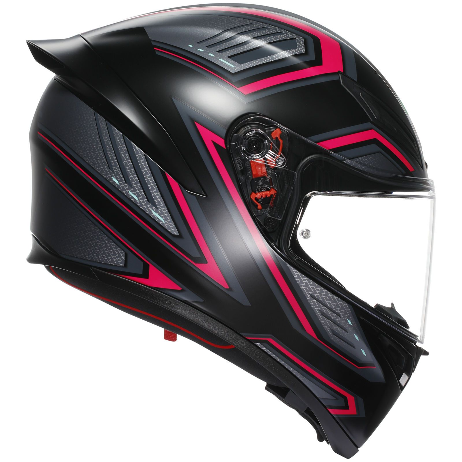 AGV K1S Sling Matt Black Pink ECE2206 Full Face Motorcycle Motorbike Helmet