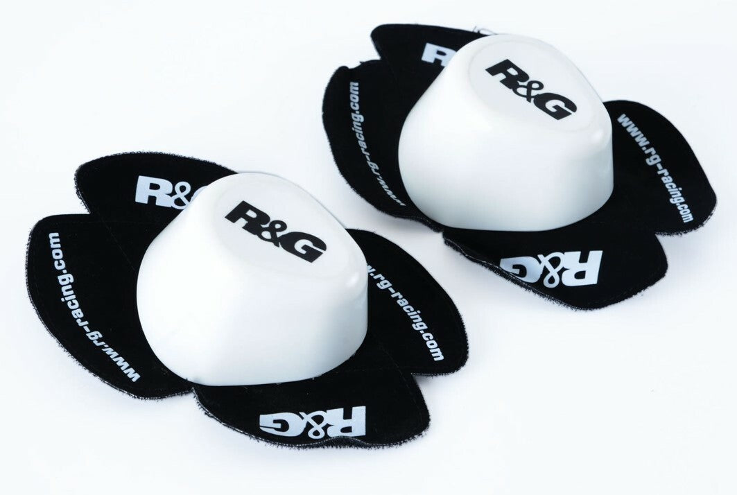 R&G Aero Wet Thick Pair of Motorcycle Motorbike Knee Sliders Road Race Track Day
