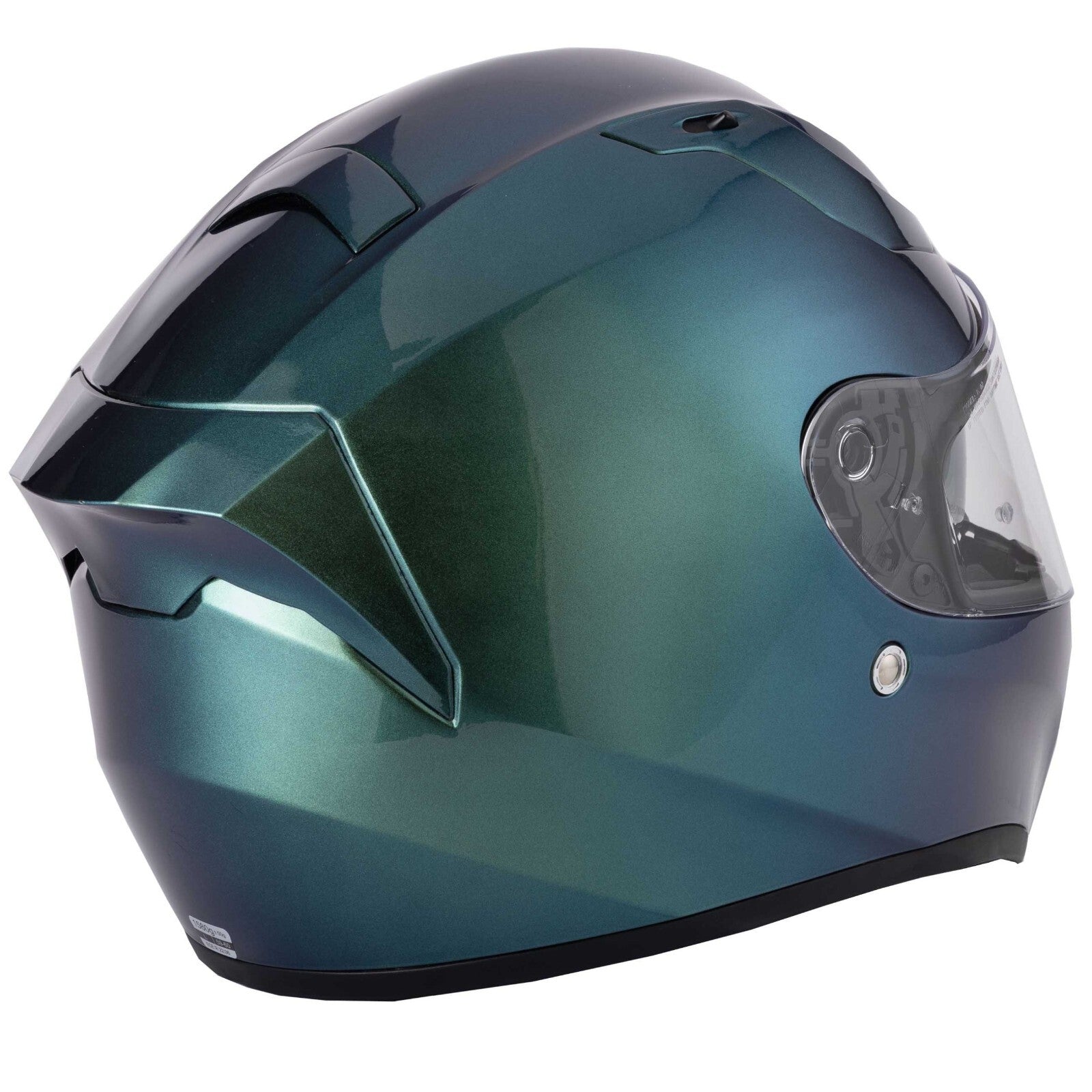 VCAN H128 Full Face Gradient Green Blue ACU ECE2206 Motorcycle Motorbike Helmet