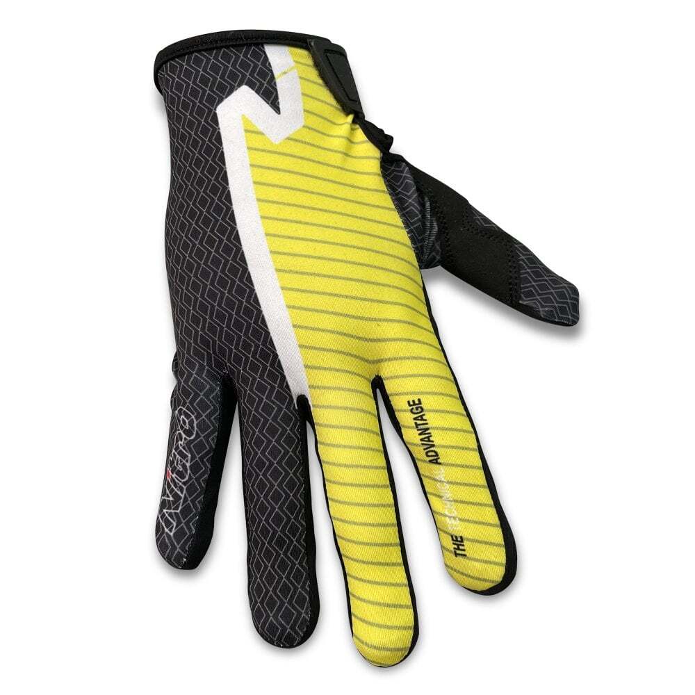 Nitro NG-MX10 Youth Childs Kids MX Off Road Gloves High Vis Yellow