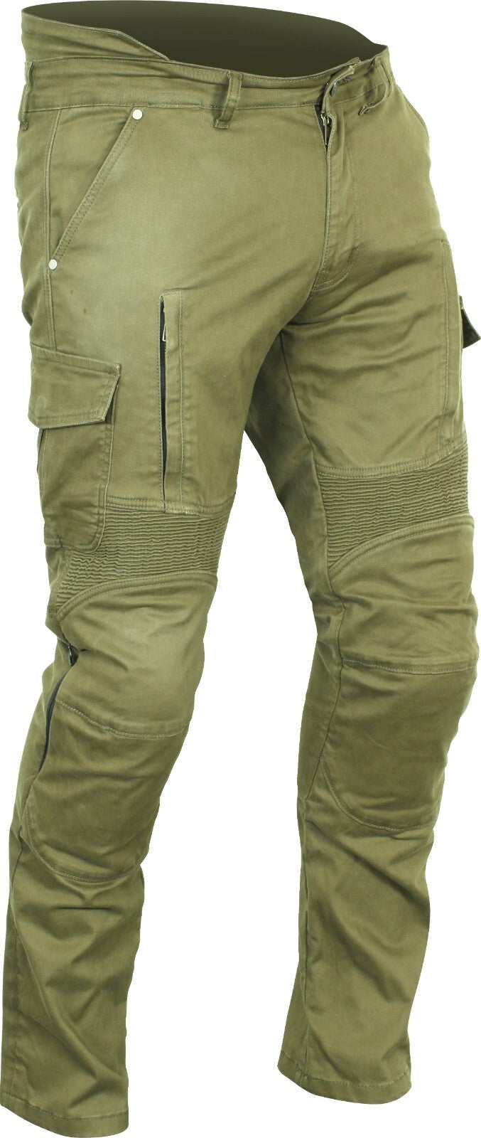 Weise Garrison CE AA Armoured Mens Motorcycle Motorbike Cargo Pants Jeans Olive