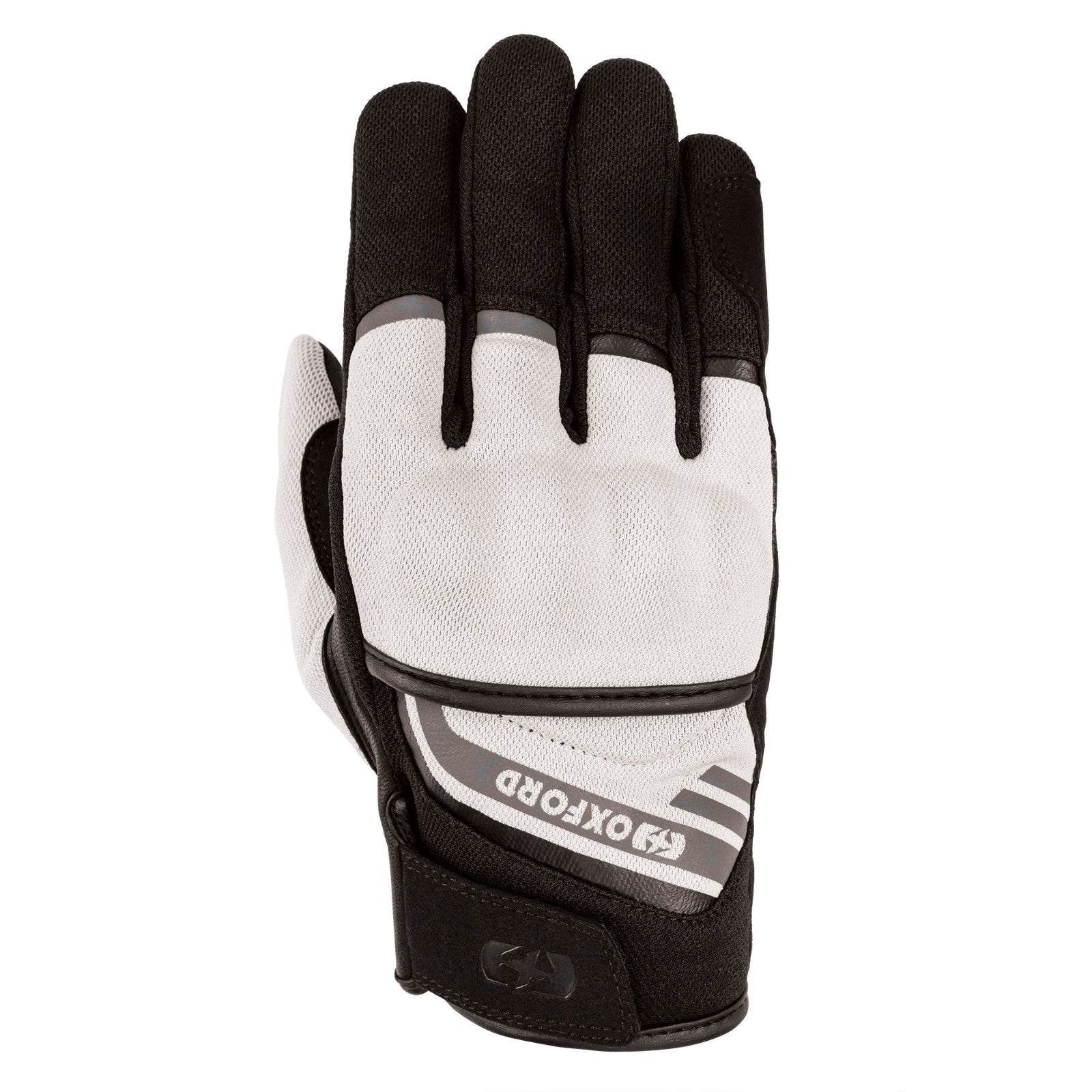 Oxford Dakar 1.0 Light Summer Mesh CE L1 Motorcycle Motorbike Glove Black Sliver