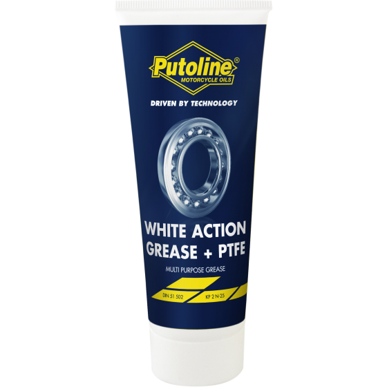 Putoline White Action Grease + PTFE Lithium Complex 100 Grams - 74116
