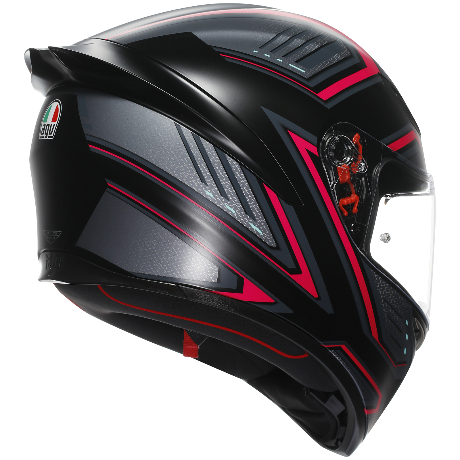 AGV K1S Sling Matt Black Pink ECE2206 Full Face Motorcycle Motorbike Helmet