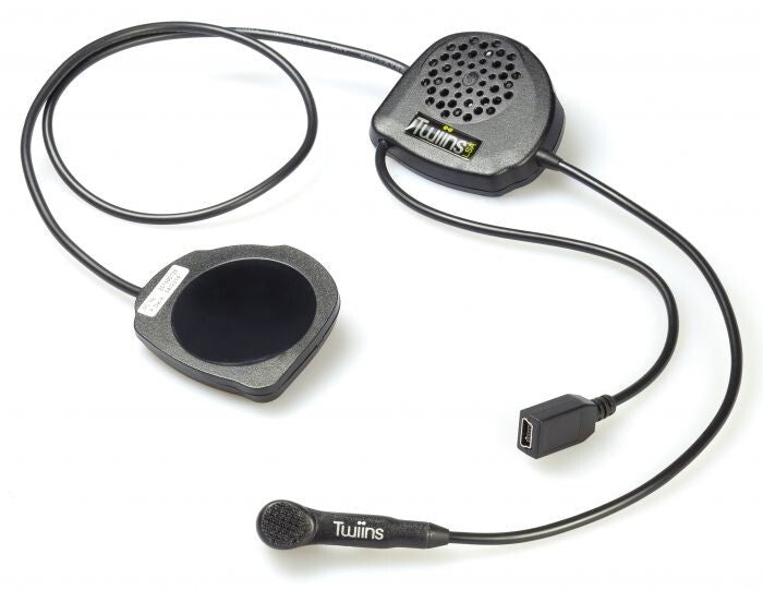 Twiins FF2 Bluetooth Motorcycle Helmet Kit - Full Face / Phone / GPS / HF / MP4