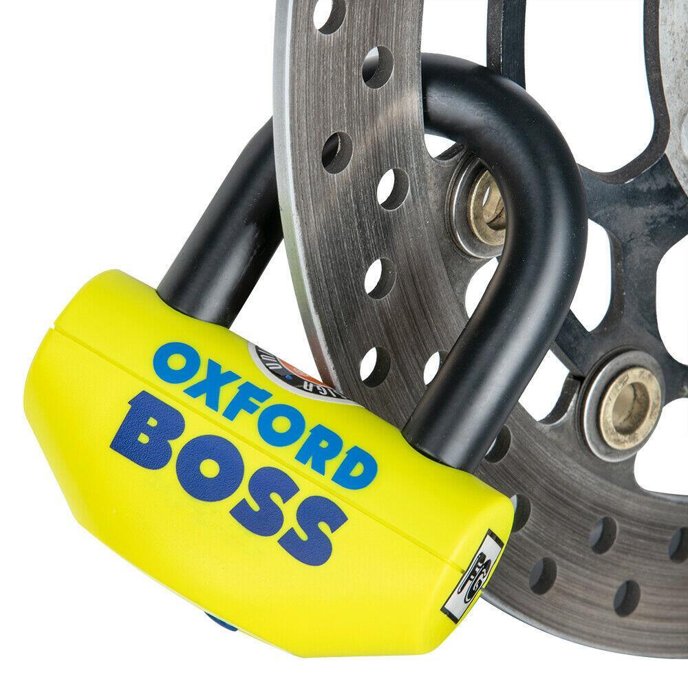 Oxford Boss Ultra Strong Motorcycle Motorbike Disc Lock 16mm Shackle - OF46