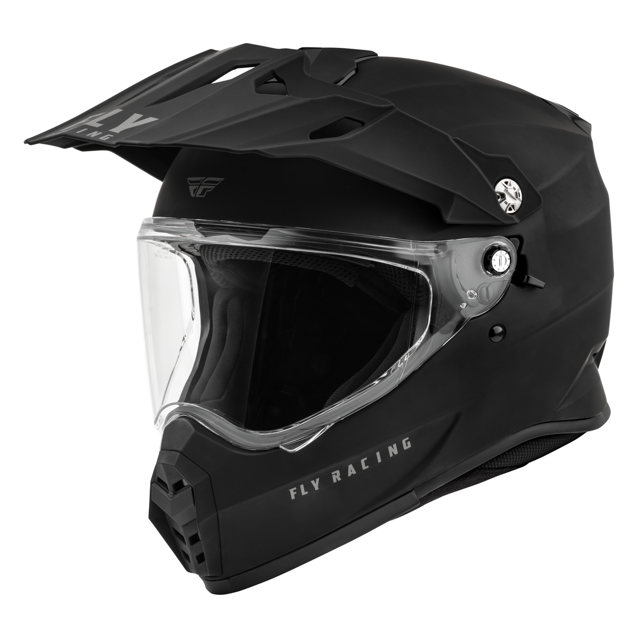 Fly Racing Trekker Solid Helmet Large / Matte Black