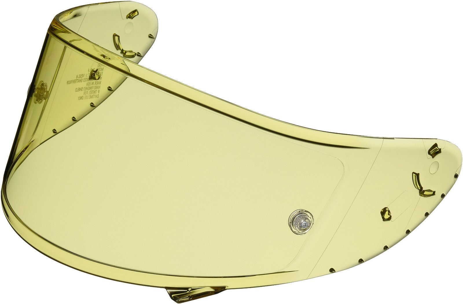 Genuine Shoei CWR-F HD Yellow Flat Race Tear Off Visor Fits Shoei X-Spirit III