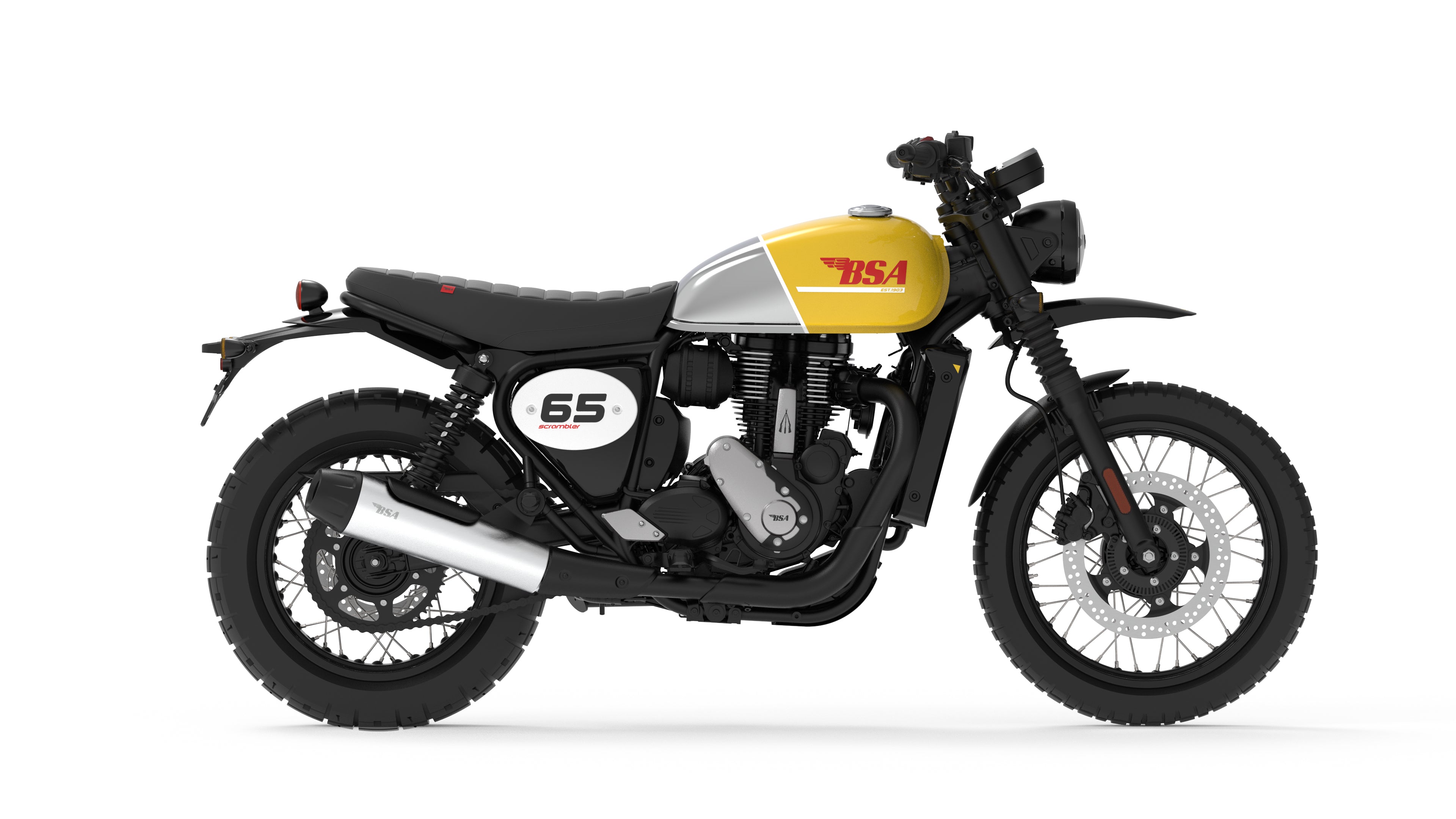 BSA Scrambler 650 Victor Yellow Think Bike Gear bsa-scrambler-650-victor-yellow-think-bike-gear