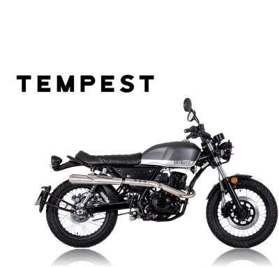 lexmoto temptest - 125cc learner legal cafe racer style motorcycle