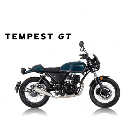 Lexmoto Temptest GT - 125cc Learner Legal Retro Cafe Racer Style Motorcycle
