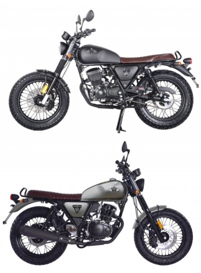 wk scrambler 125 - 125cc classic style learner legal motorcycle