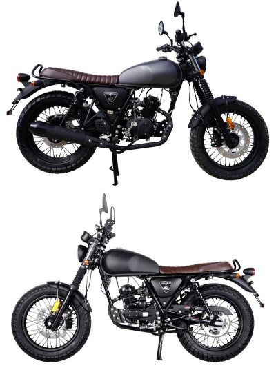 WK Scrambler 50 - 50cc Classic Style Learner Legal Geared Motorcycle