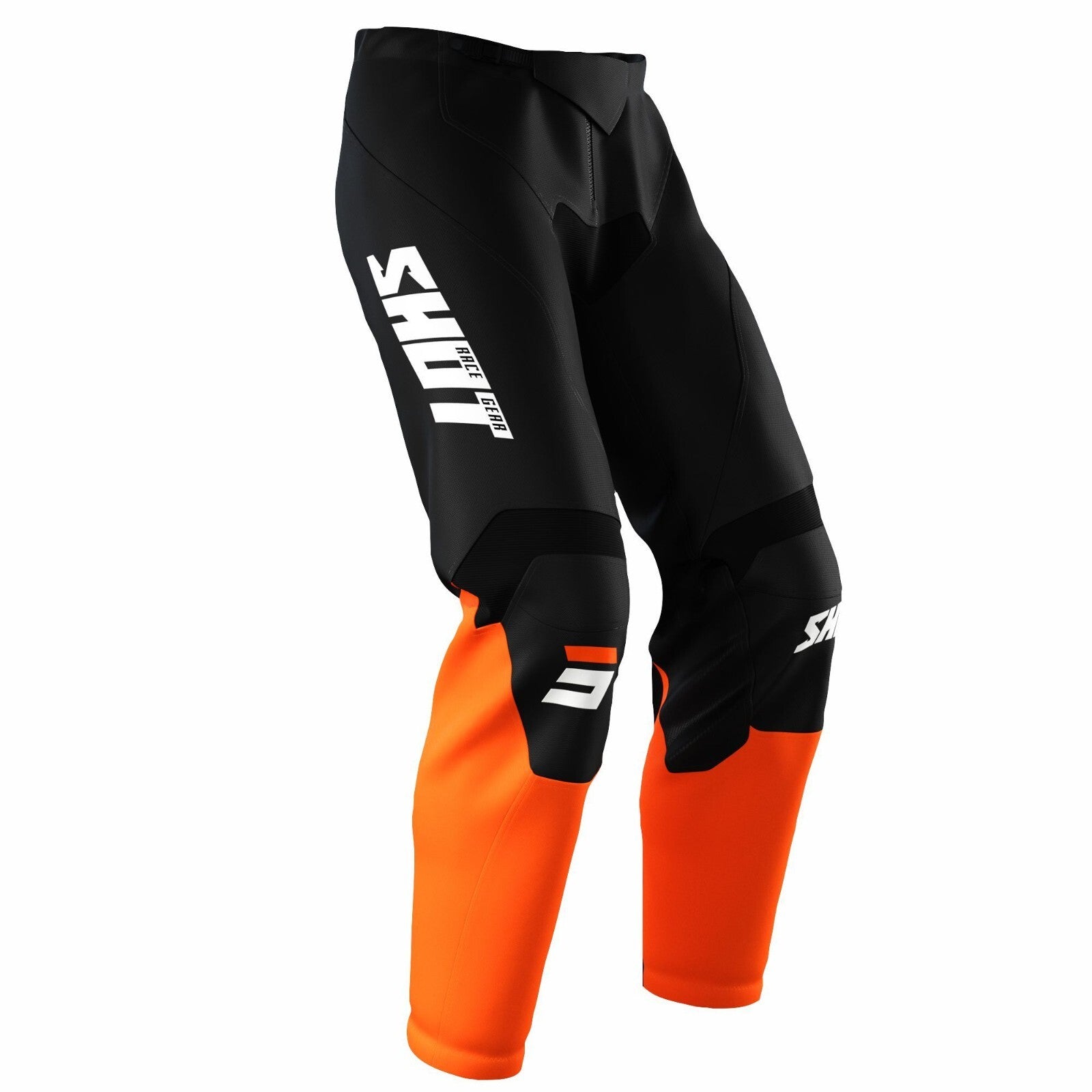 Shot Raw Pants Burst Motocross MX Off Road Pants - Orange Black