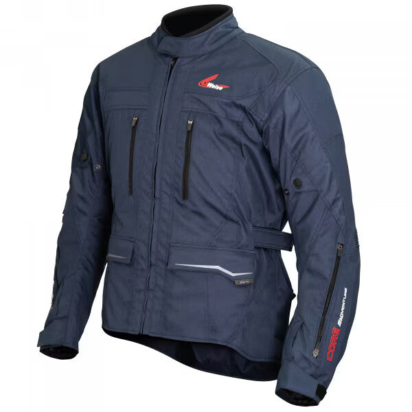 Weise Core Adventure Plus Motorcycle Motorbike Textile Waterproof Jacket - Navy