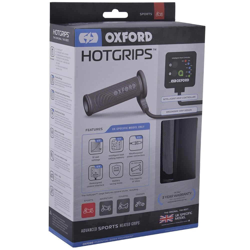 New Oxford Motorcycle Heated Grips Advanced Motorbike Motorcycle HotGrips Sports