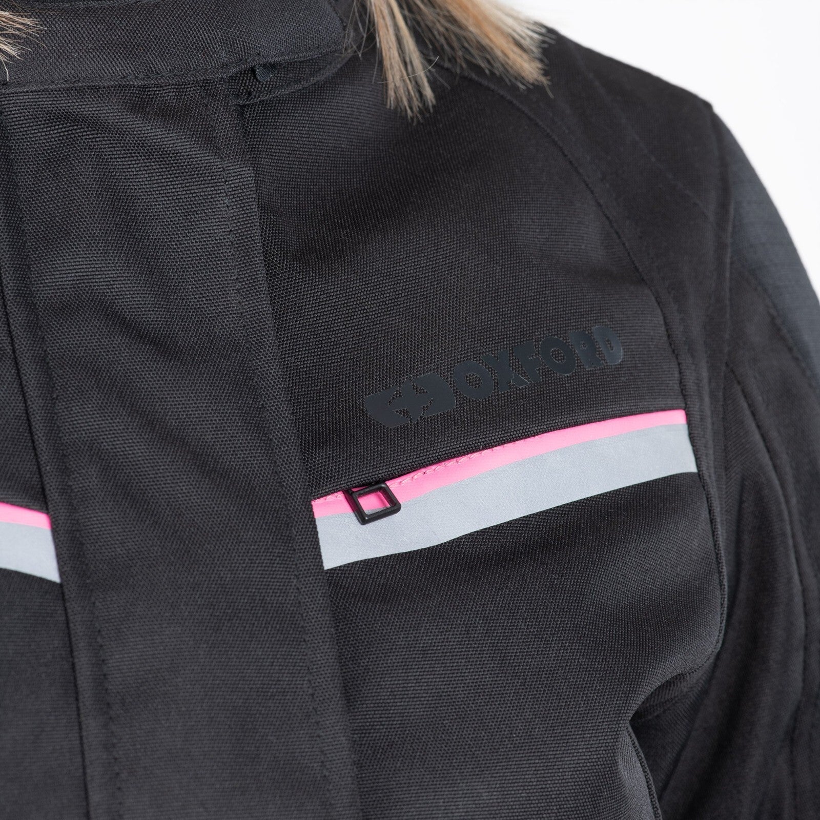Oxford Dakota 3.0 Womens Ladies Waterproof Motorcycle Motorbike Jacket Tech Pink