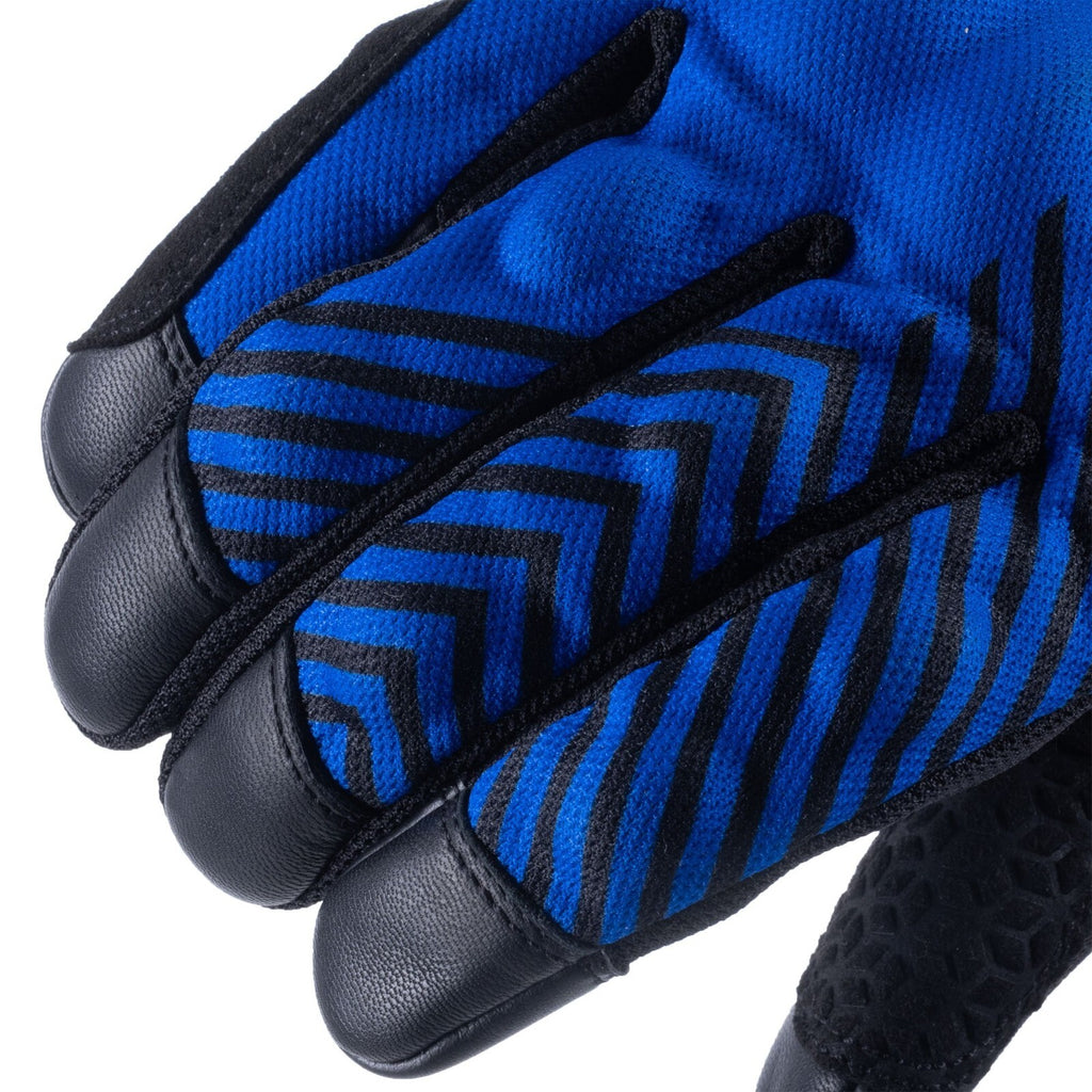 Oxford Motorcycle Motorbike Byron Mixed Summer Gloves Blue / Red