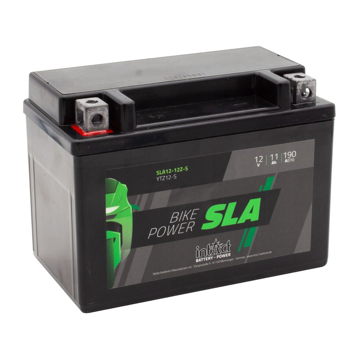 intAct YTZ12-S Sealed Activated SLA Bike-Power Motorcycle Motorbike Battery