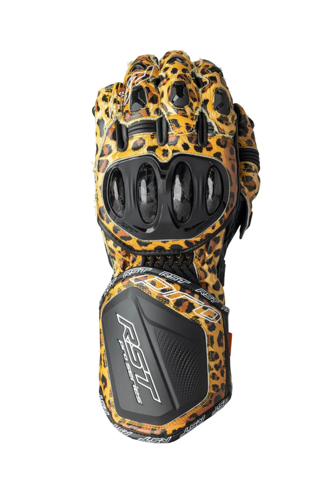 RST Pro Series GP D3O Kangaroo Leather Sports Motorcycle Limited Leopard Print