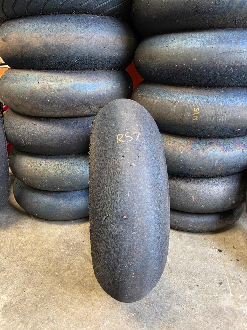 Pirelli Diablo Superbike SC1 200/60-17 Used BSB Scrub Motorcycle Tyre - RS7