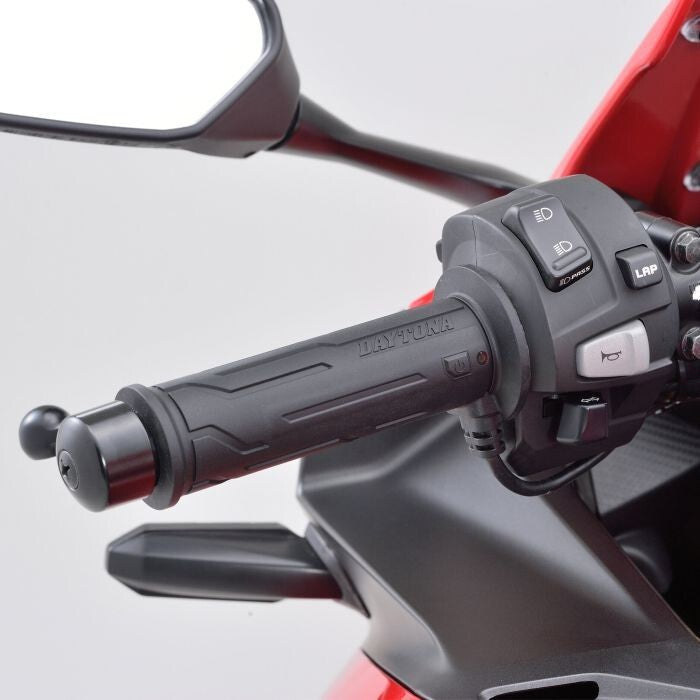Daytona Motorcycle Battery Protect Heated Grips 22mm Integrated Controller 89820