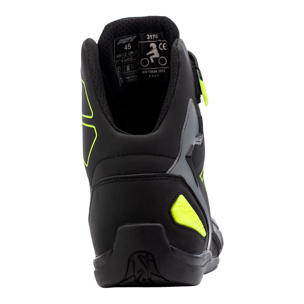 RST Sabre Moto Shoe Short Sports Vented Motorcycle Motorbike Shoe Boots Grey Flu