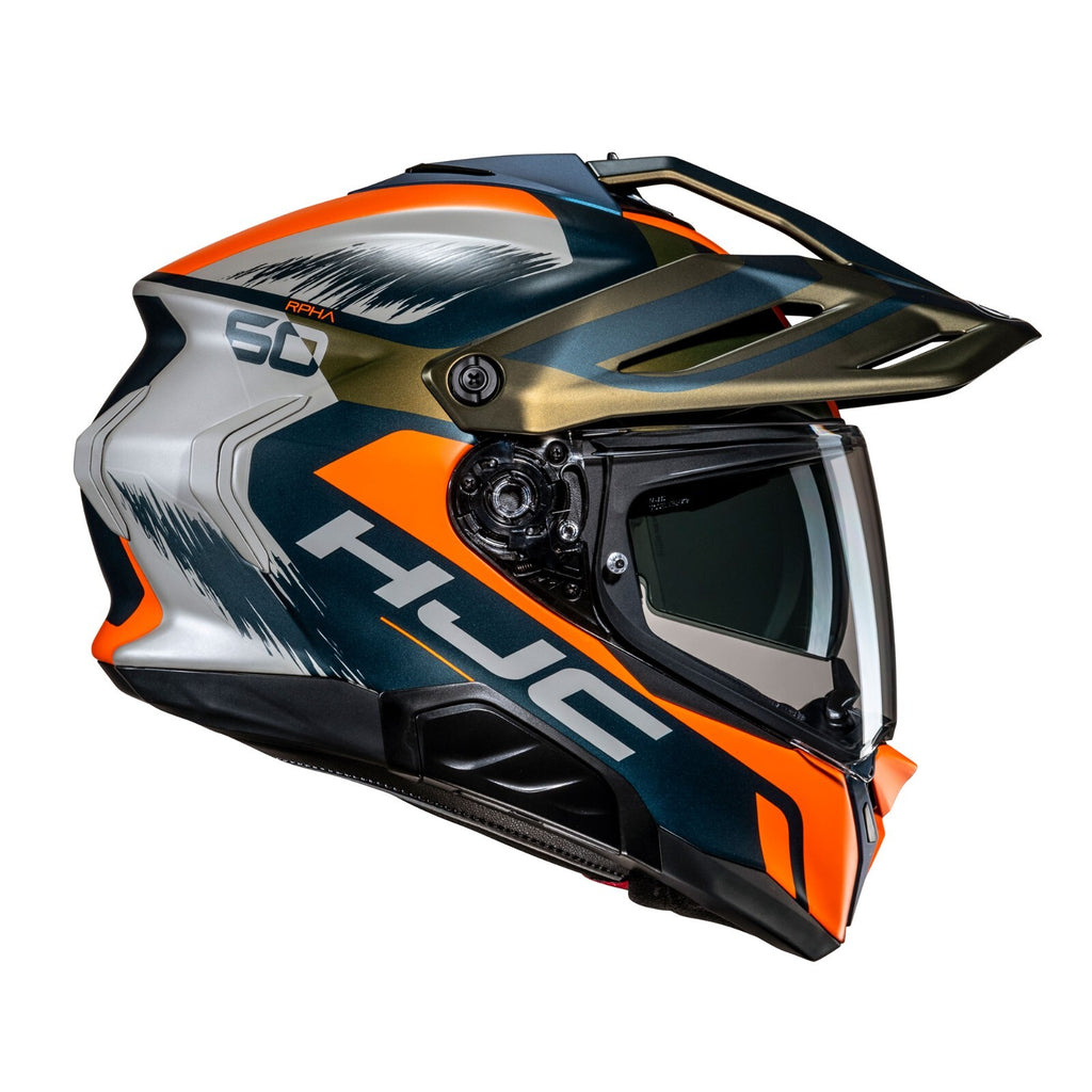 HJC RPHA 60 Quid Dual Sport Peaked ECE2206 Motorcycle Motorbike Helmet