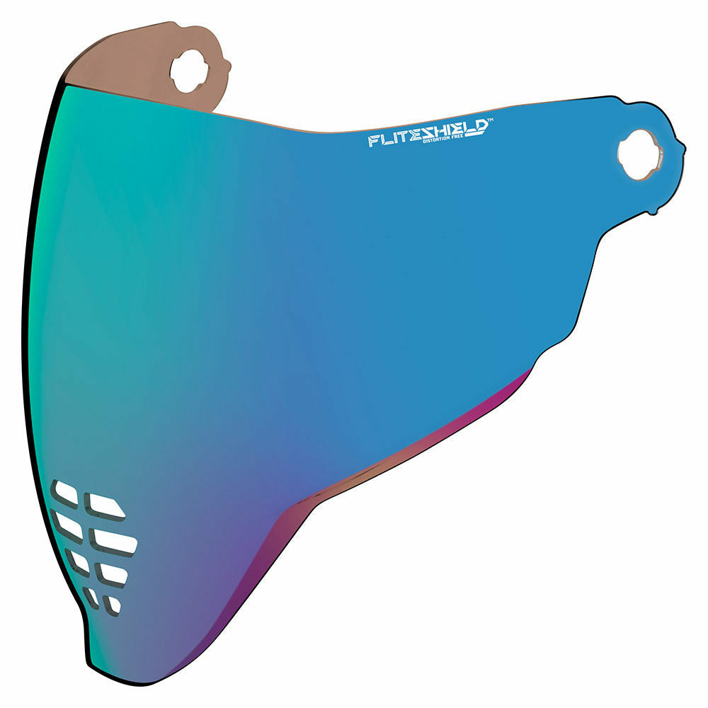 Icon Airflite Fliteshield Genuine Replacement Anti-fog Visor RST Blue Iridium