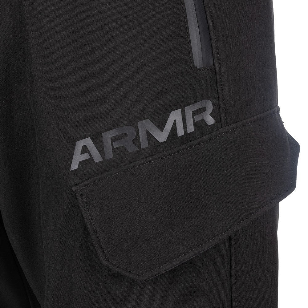 ARMR Kyoto 1.0 Motorcycle Motorbike Softshell CE Approved Jogger Pants - Black