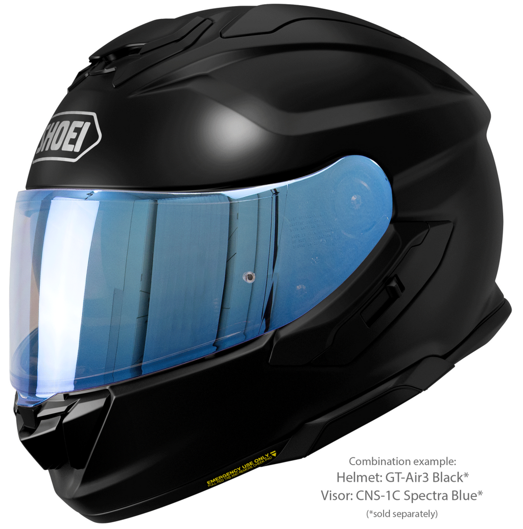 Genuine Shoei CNS-1C Pinlock Ready Blue Spectra Iridium Visor For Shoei GT Air 3