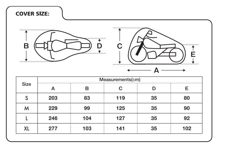 Oxford Rainex Deluxe Cover CV501 Small Motorcycle Motorbike Scooter Cover