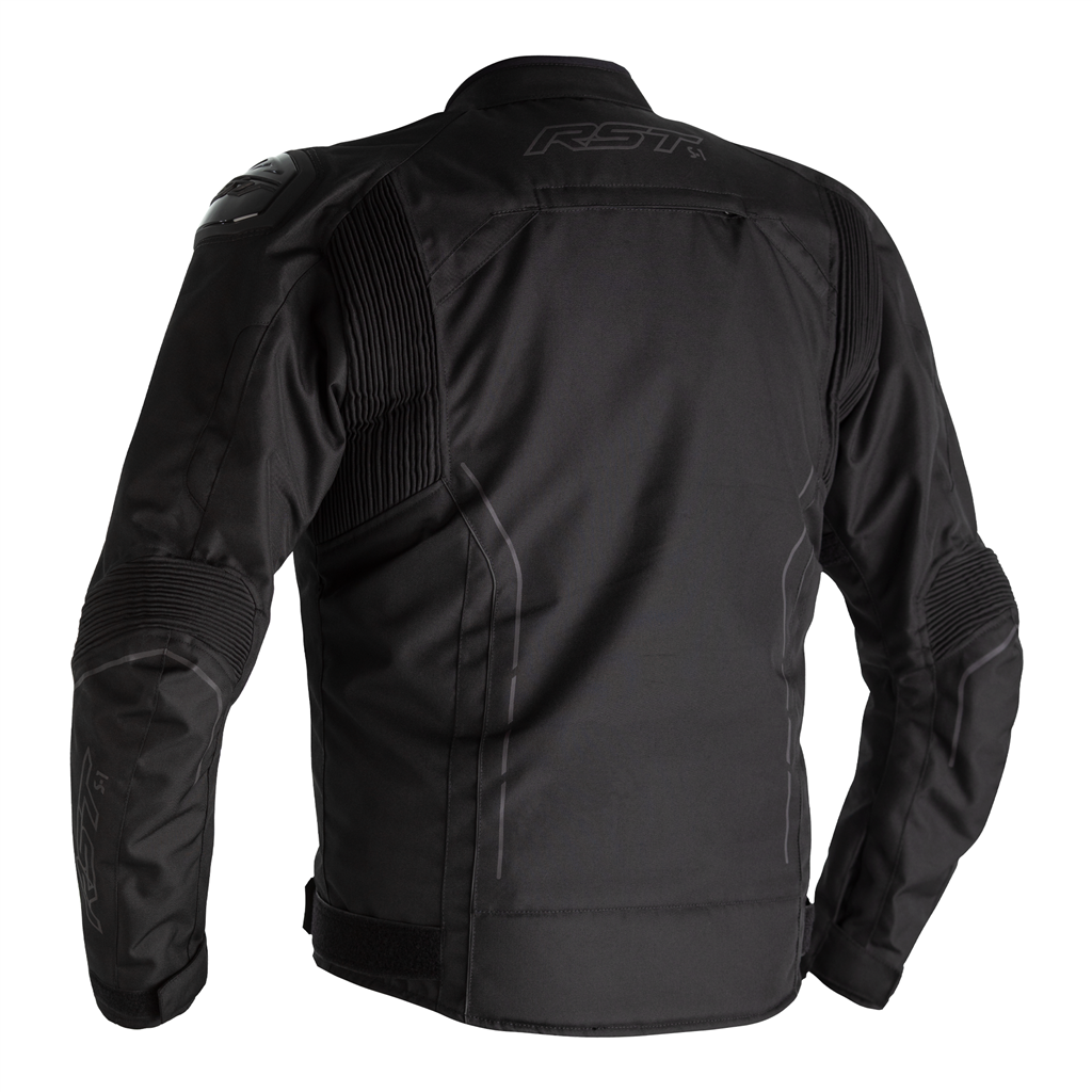 RST S1 Waterproof Textile Sports Style CE AA Motorcycle Motorbike Jacket Black