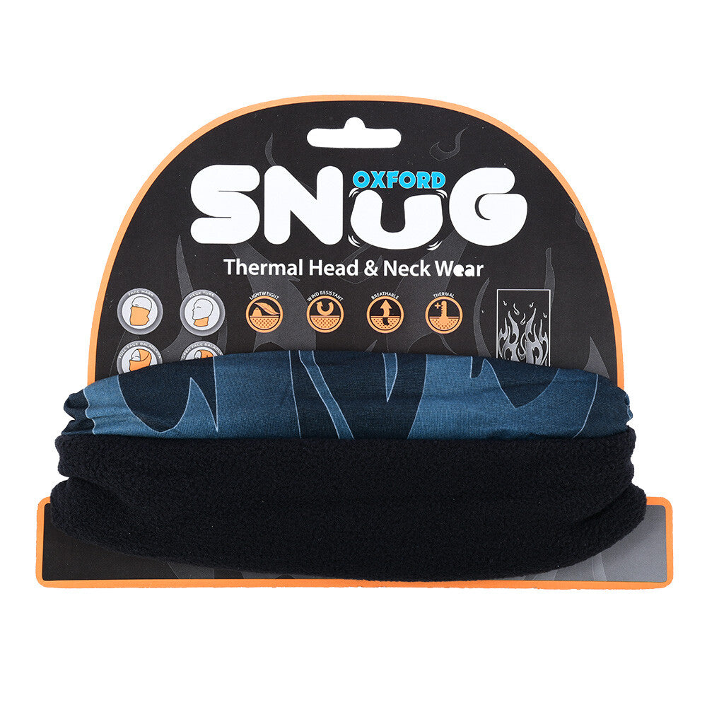 Oxford Snug Motorcycle Motorbike Scooter Balaclava Neck Warmer Flame NW602