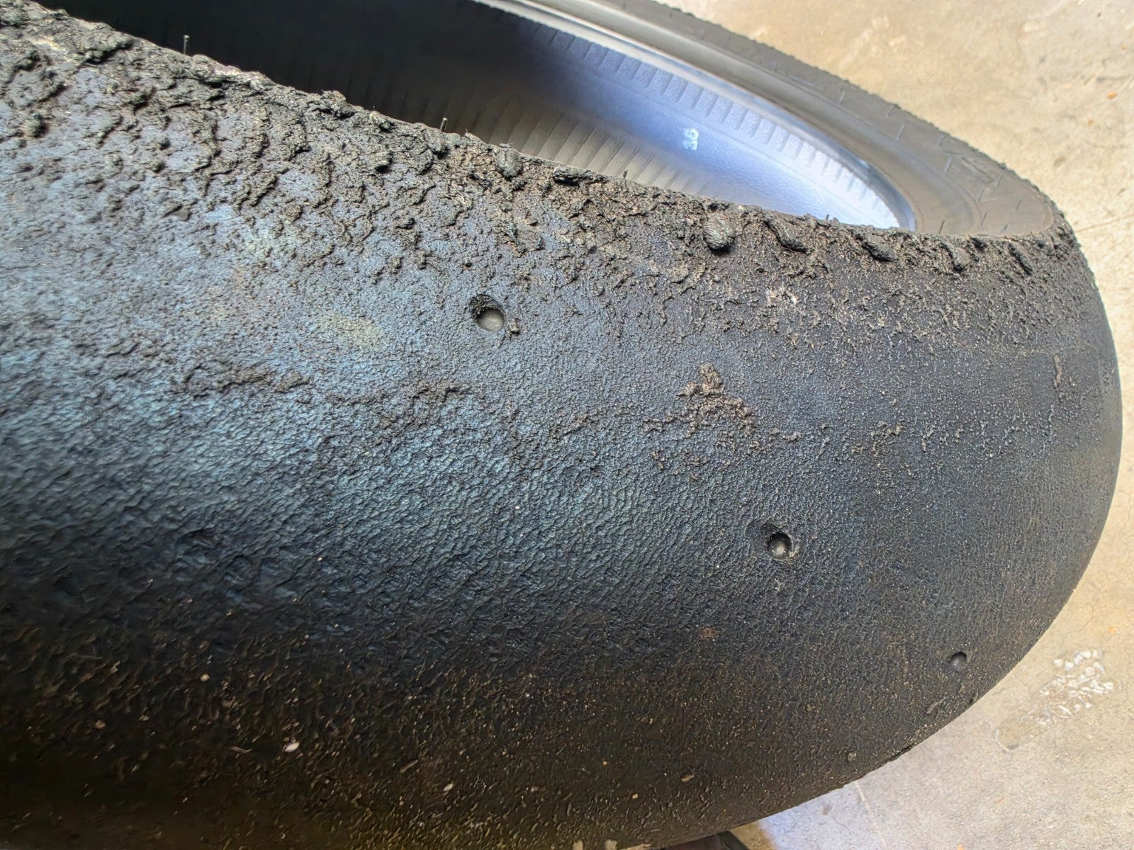 Pirelli Diablo Superbike SC1 200/60-17 Used BSB Scrub Motorcycle Tyre - RS6