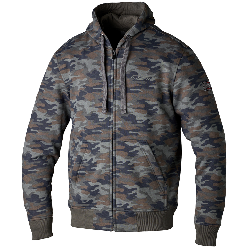 RST Zip Through Urban CE Aramid Lined Motorcycle Motorbike Textile Hoodie