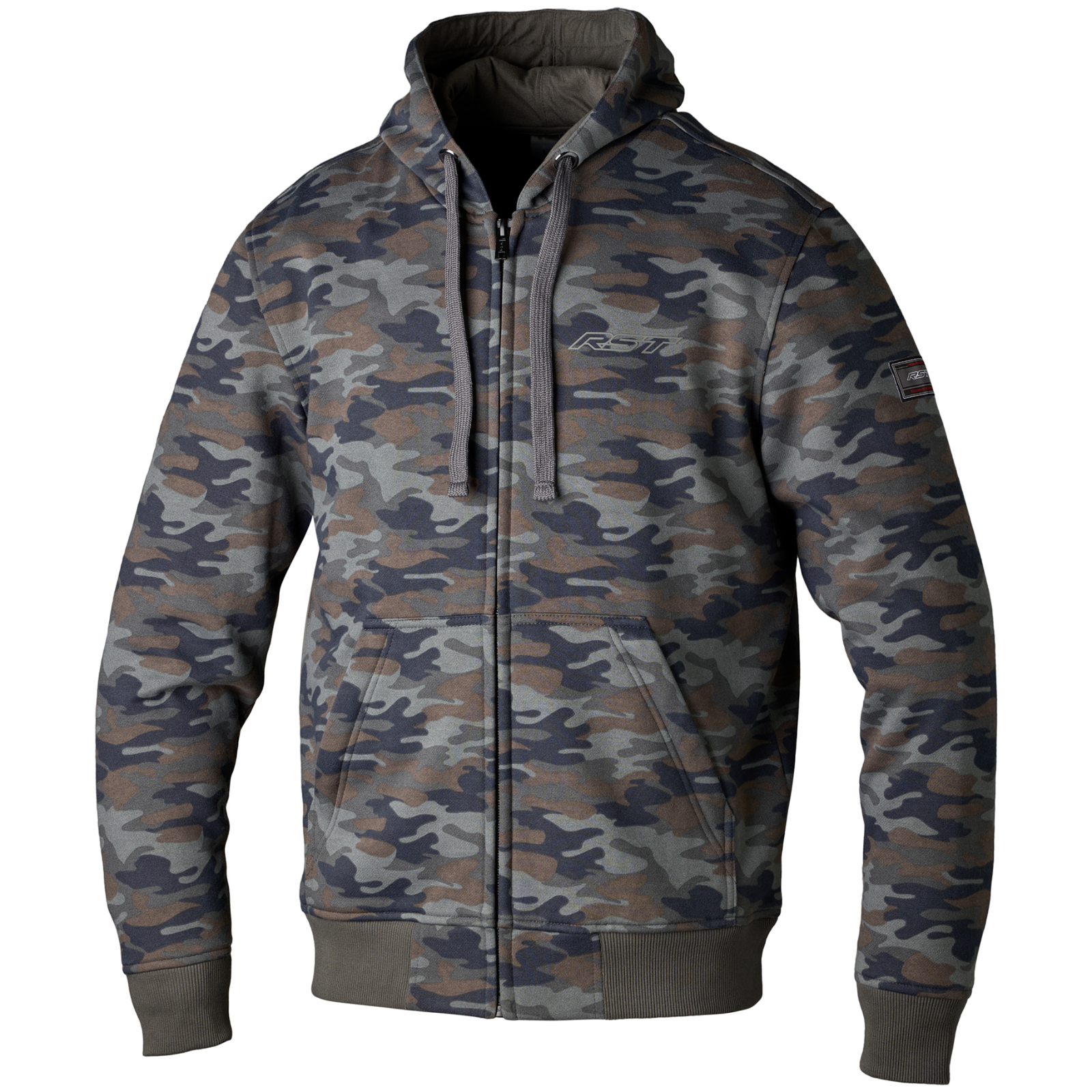 RST Zip Through Urban CE Aramid Lined Motorcycle Motorbike Textile Hoodie