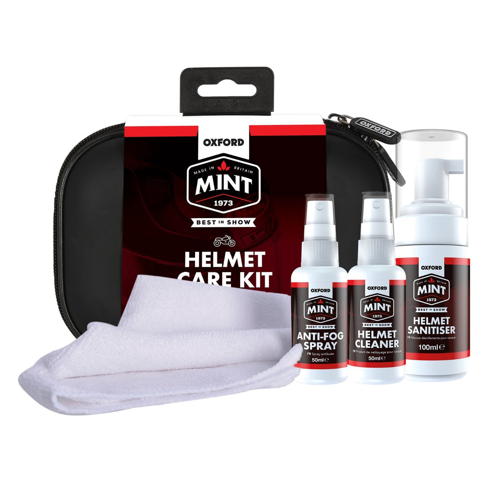 Oxford Mint Motorcycle Motorbike Helmet Care Kit Ideal Gift