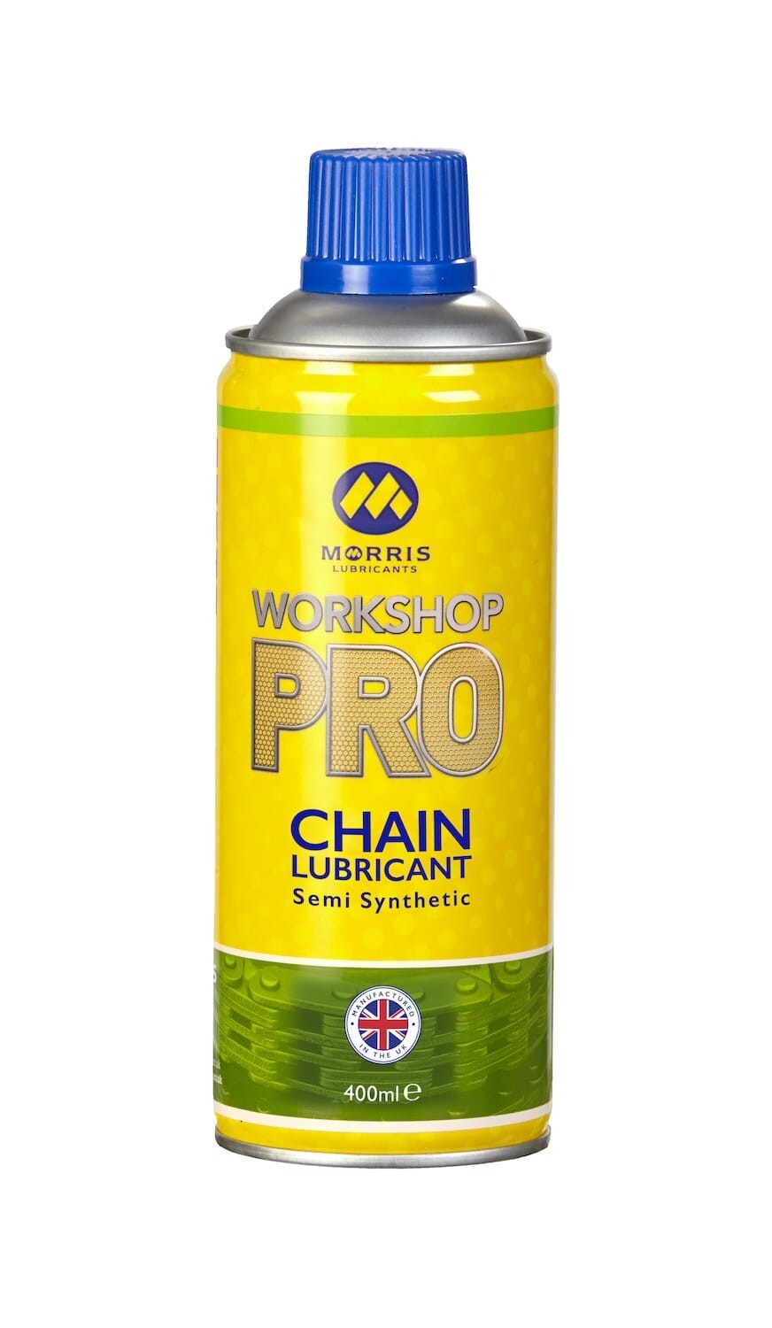 Morris Workshop Pro Semi Synthetic Motorcycle Chain Lube Spray Lubricant - 400ml