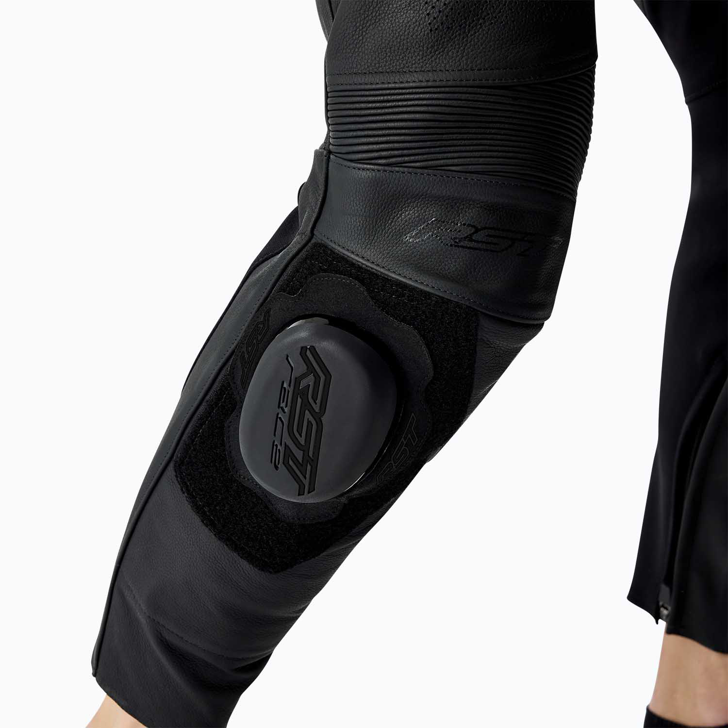 RST S1 D3O CE AAA Leather Motorcycle Motorbike Trousers Jeans Short Leg - Black