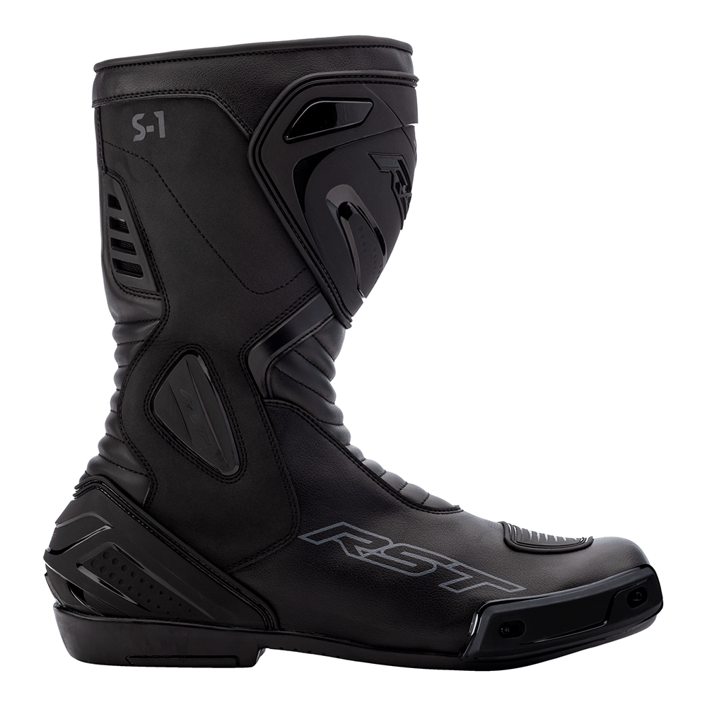 RST S-1 CE Waterproof Motorcycle Motorbike Sports Style Boots - Black
