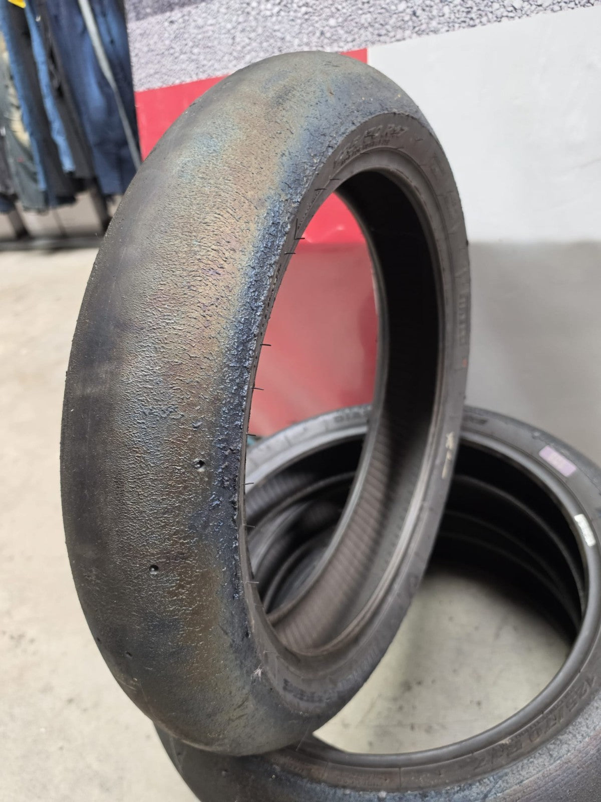 Pirelli Diablo Superbike SC1 125/70-17 Used BSB Scrub Motorcycle Tyre - SF4