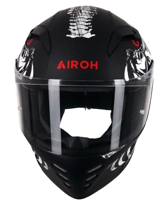 Airoh Connor ECE2206 Full Face Motorcycle Motorbike Helmet Black Myth Matt