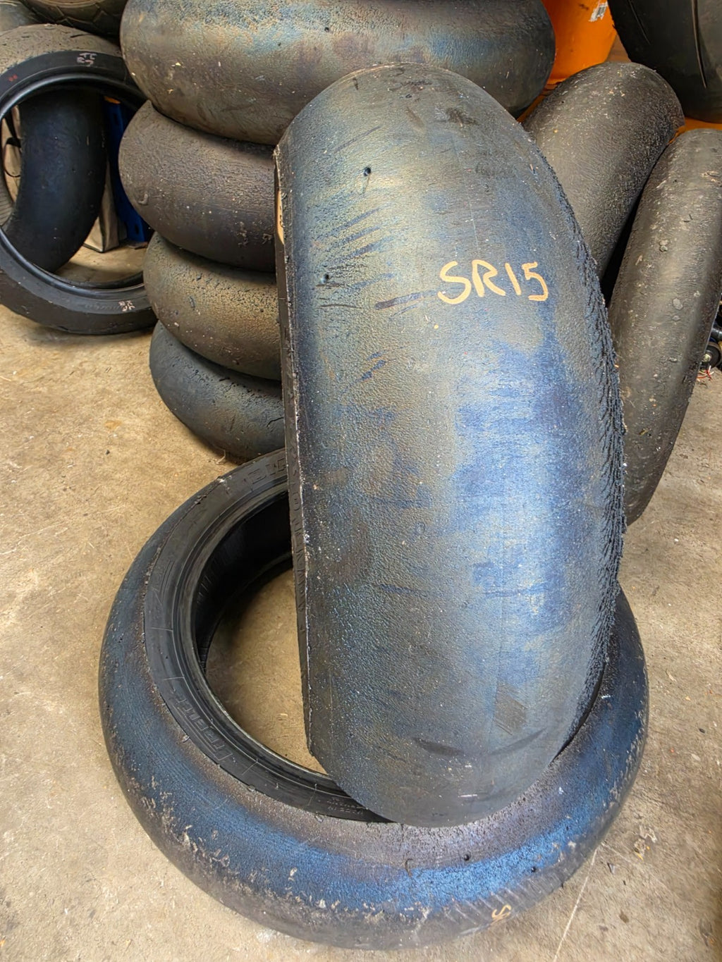 Pirelli Diablo Superbike SC0 190/60-17 Used BSB Scrub Motorcycle Tyre - SR15